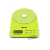 Bakest SCA301 Colorful Red Green White Orange 5kg Digital Electronic Weighing Scale for Food Cake Baking