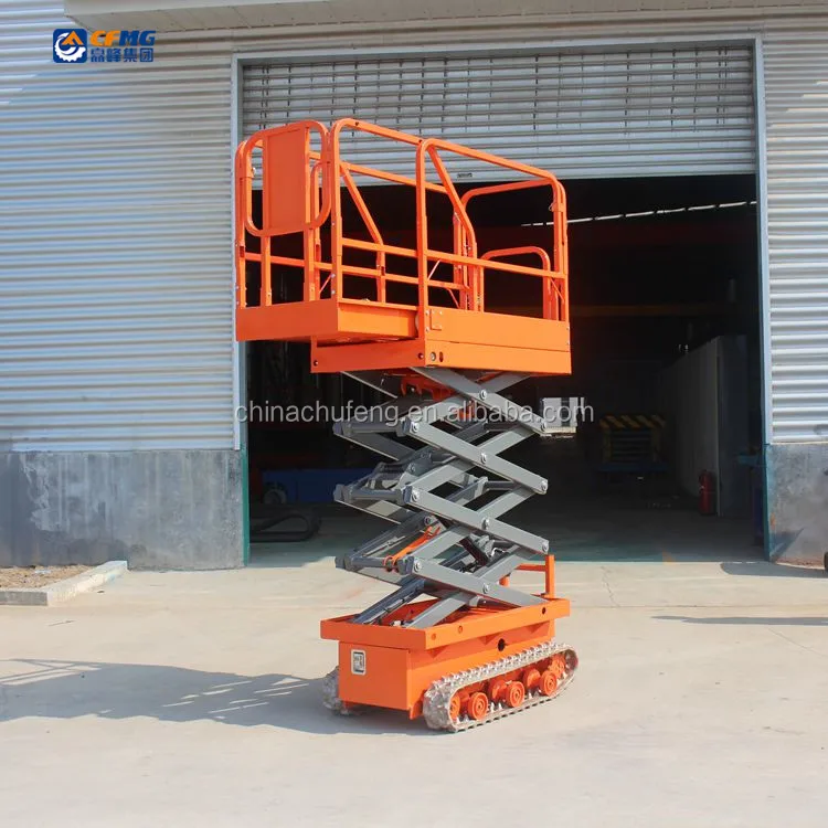 6m14m Mini Rough Terrain Scissor Lift Man Lift Crawler Scissor Lift