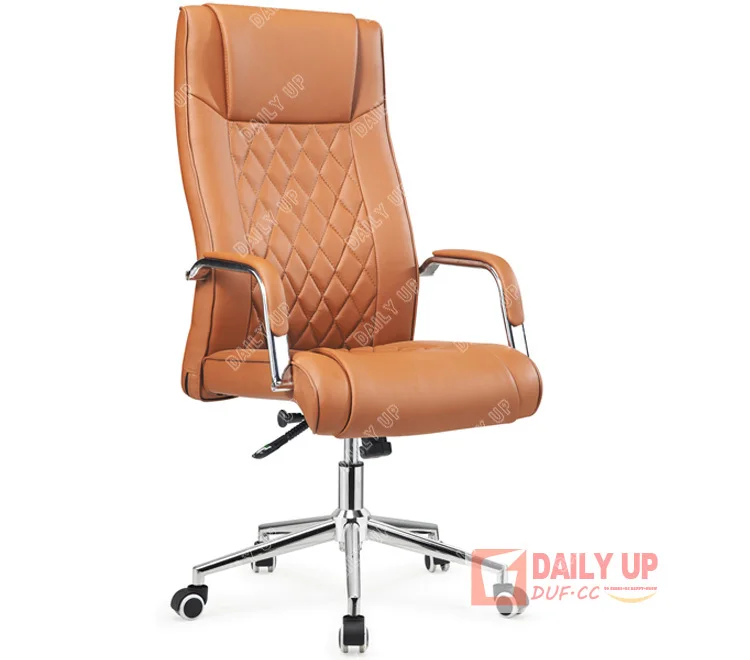 Comfortable Executive Chair Height Adjust PU Office Chair Senior PU Swivel Chair For Office