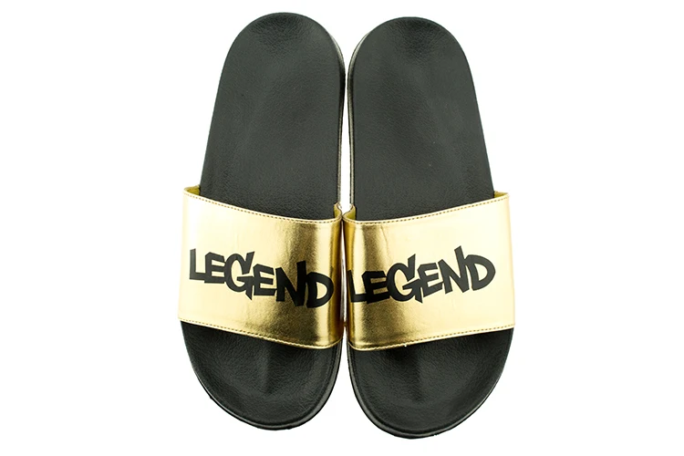 
Custom logo printing mens PVC slide slippers 