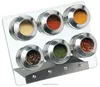 2019 Best Selling Magnetic Spice Rack Set/ Food Storage Spice Jars/Stainless Steel Masala Spice Container