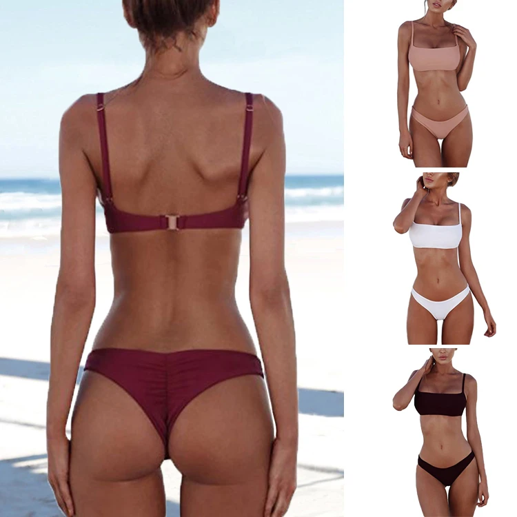 

Latest Design Padded Swimsuit Swimwear Brazilian Bikini Women, Photo shown bikini women