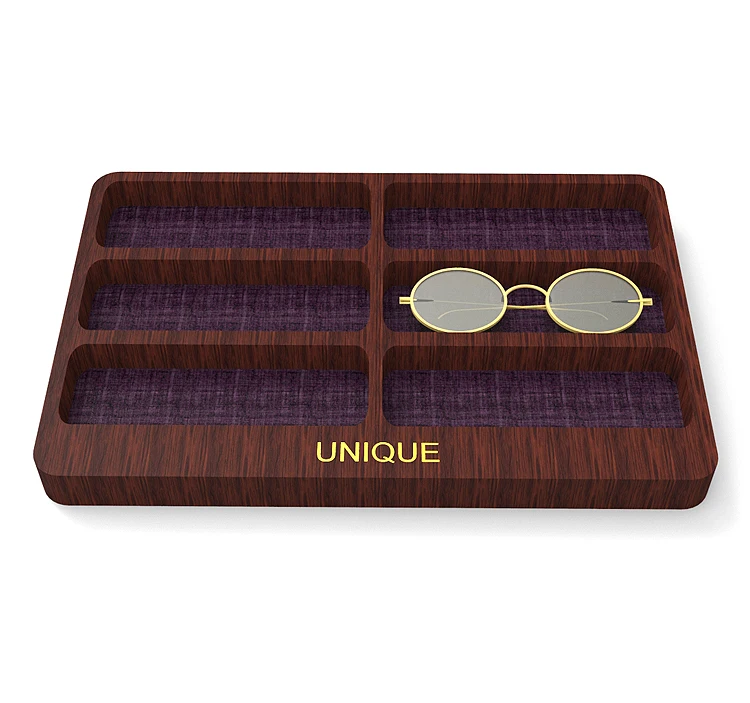 Custom Wood Glasses Display Case - Eyeglass Organizer