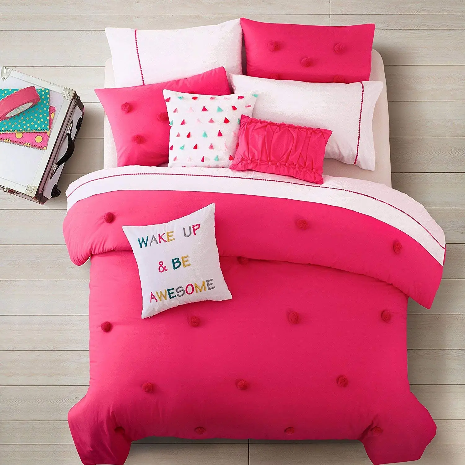 Girls bedding. Queen teen Bedding. Teens Pink and Green Bedding. Teenage girls Bedding. Teenage Bedding Sets Queen.