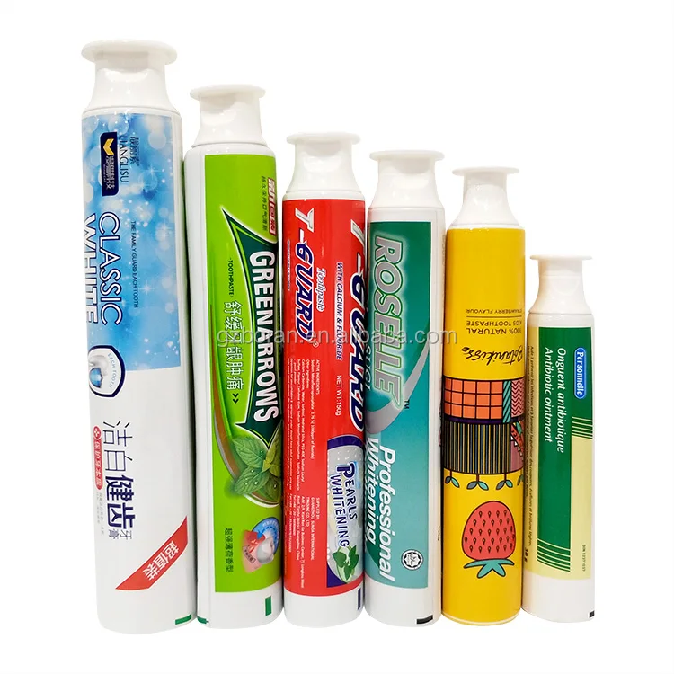 Abl Multi Size Personal Care Laminate Tooth Paste Tubes Empty Plastic