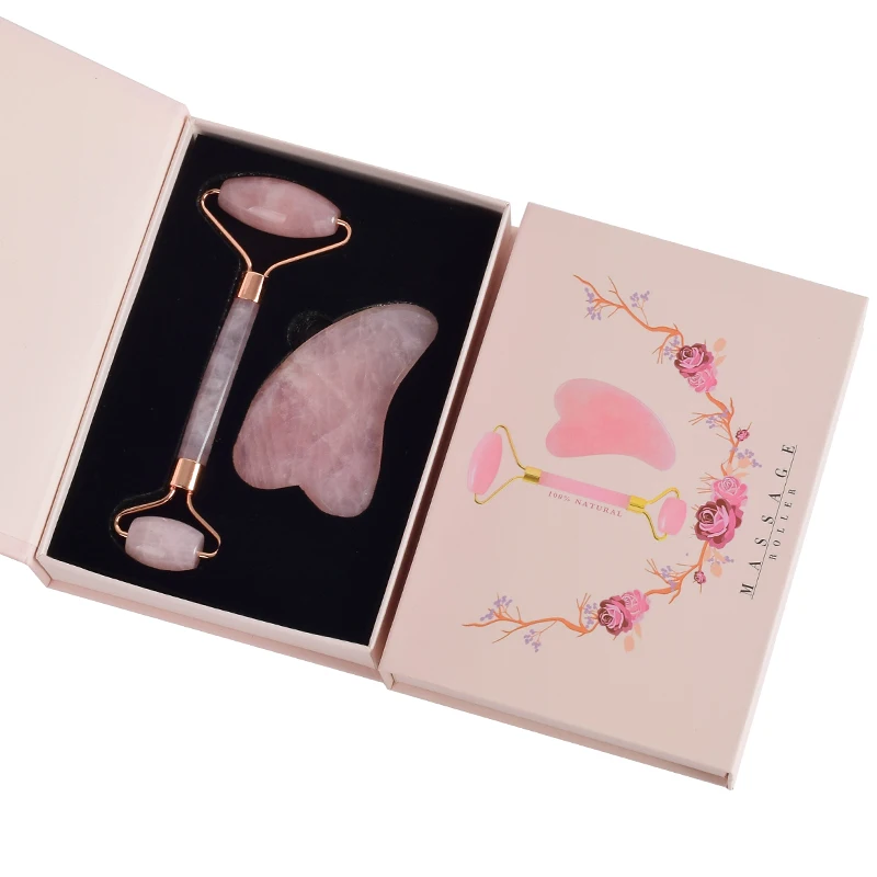 
Premium quality Natural Massage jade roller and Gua Sha for face 