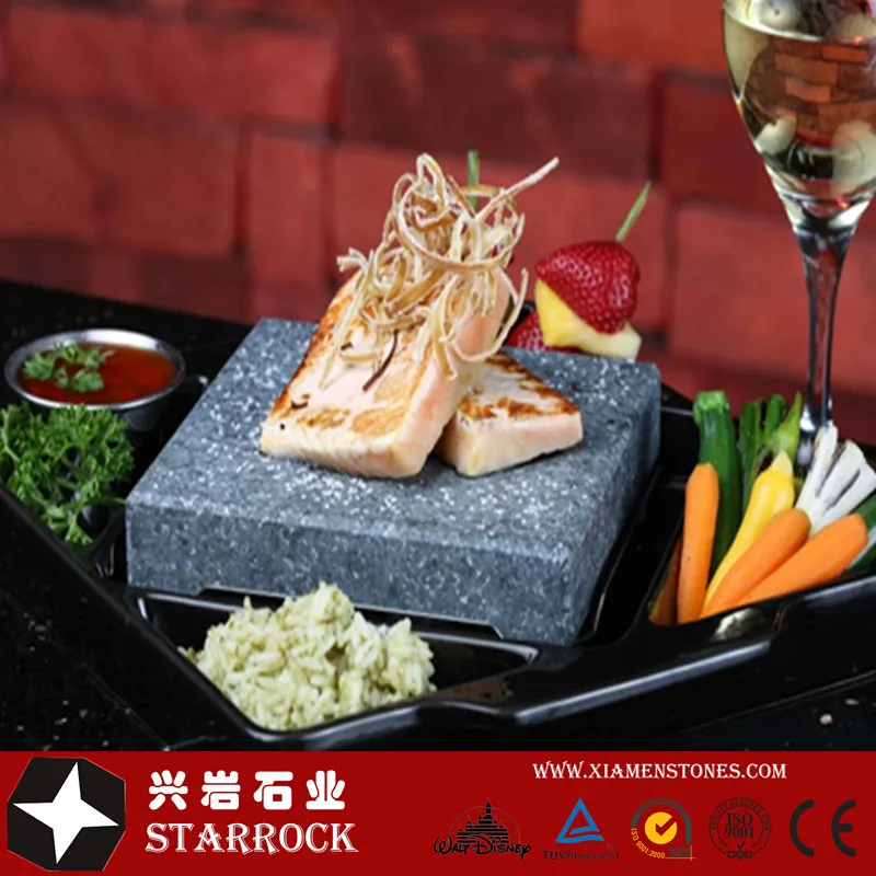 
cooking stone ceramic plate and 3 dishes cooking grills 