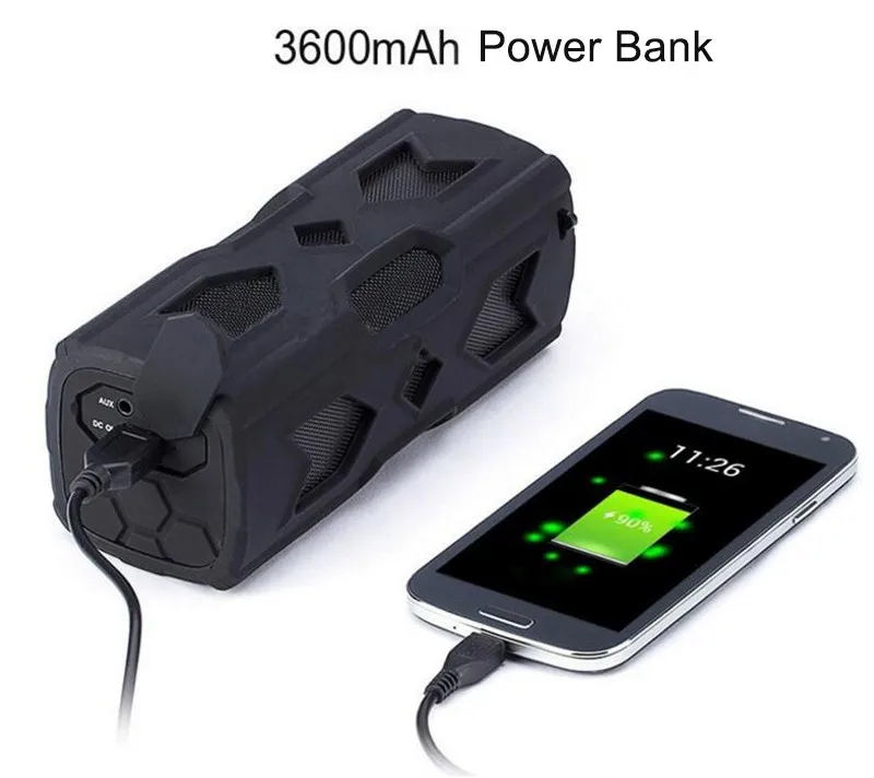 Best Speakers Waterproof Stereo Shower Wireless Speakers with Power Bank - ANKUX.COM