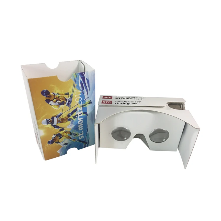 

Custom Printing promotion gift google cardboard VR Cardboard 3d glasses , OEM wholesale cardboard VR