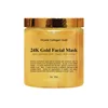24K Gold Facial Mask Crystal Collagen Moisturizing Relaxing Facial Spa Brightening Intensive Repairing Skin Care