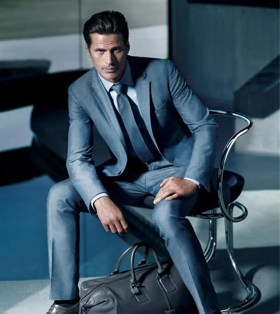 

2 Pieces Custom Made Men Wedding Suits One Button Groom Tuxedos Groomsmen Best Man Suit Mens Wedding Party Business Suits, White black