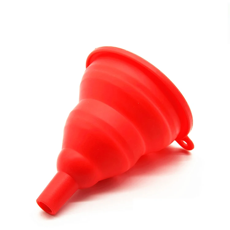 

Amazon Hot Silicone Mini Foldable Oil Funnel, Supplement Funnel for Kitchen, Pantone color