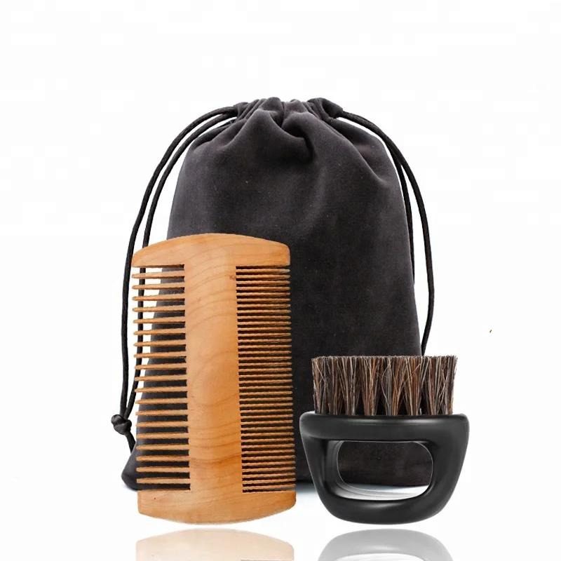 

Plastic Handle Round Shaving Brush Private Label Beard Kit Products For Men