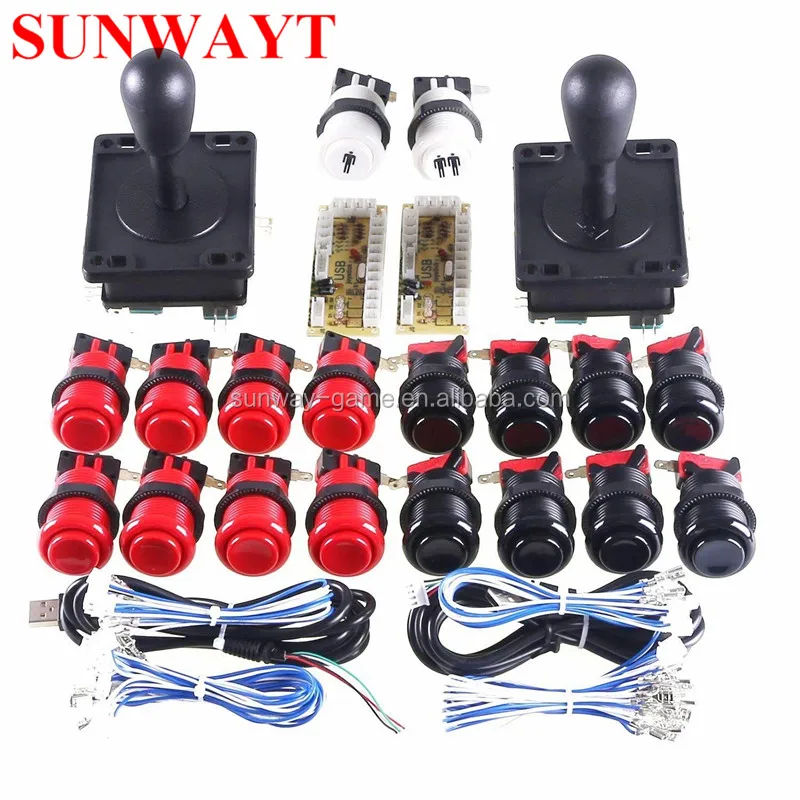 America Style Joystick Kit Game Diy Parts For Arcade Zero Delay Usb