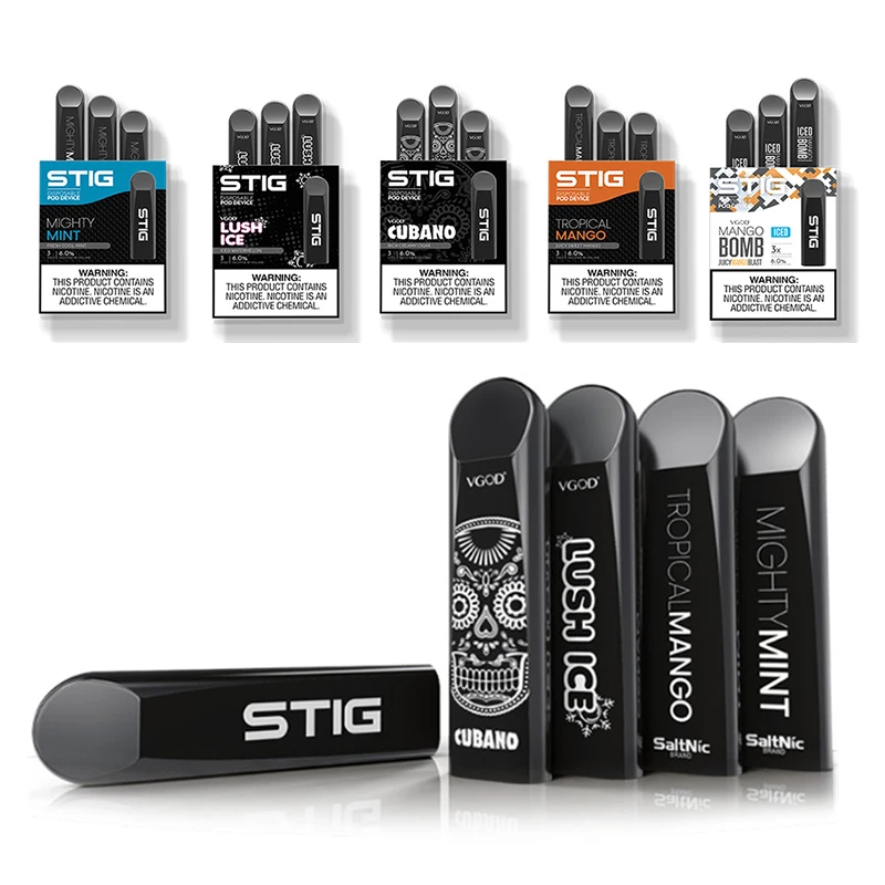 

Disposable Vape Pods 1.2ml Vgod Stig Vape Pen Electronic Cigarette Wholesale Fast Shipping, N/a