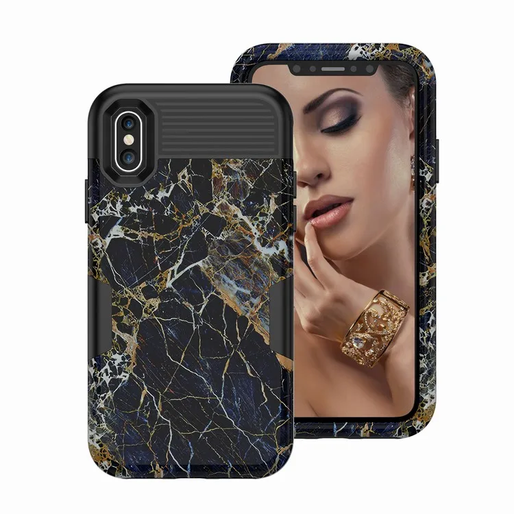 2018 Shell Cell Phone Case For iPhone X Case Marble Back Cover For  6/6Plus/7Plus/8/8 Plus/X/Xs/XR/Xs Max