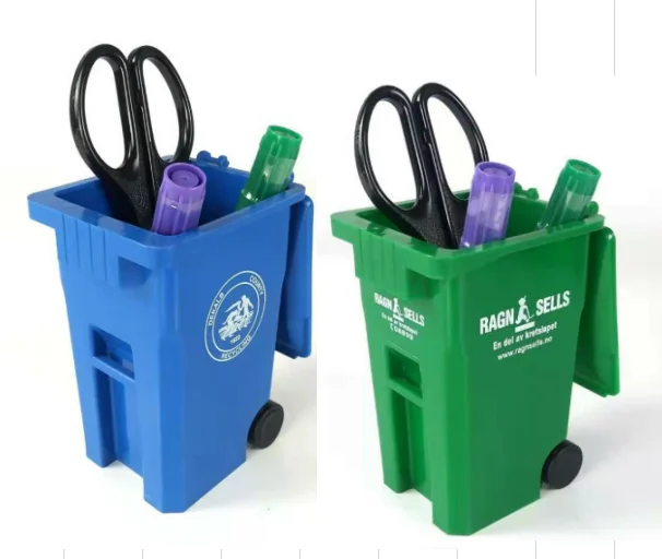 

Wholesalemengh Quality Desktop Toy Trash Can Pencil Holder Pen Holders Pens CN;ZHE for Blueleisurei Trash Can OEM Square Plastic