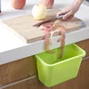 Kitchen Plastic Garbage Can Hanging Trash Bag Holder Vegetable Barrel Dustbin
