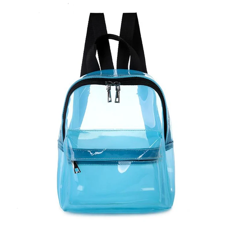 

Clear Mini Backpack Women PVC See Through Transparent School Bag for Girls Travel Waterproof Backpacks Satchel Bag, Oem