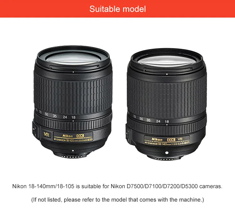 Kingma New Arrival Good Quality Lens Hood For Nikon D7500 / D7100