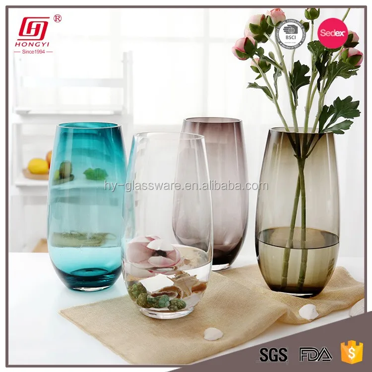 Wholesale Cheap Lead Free Colored Home Goods Decorative Flower Glass Vase Buy Flower Vase