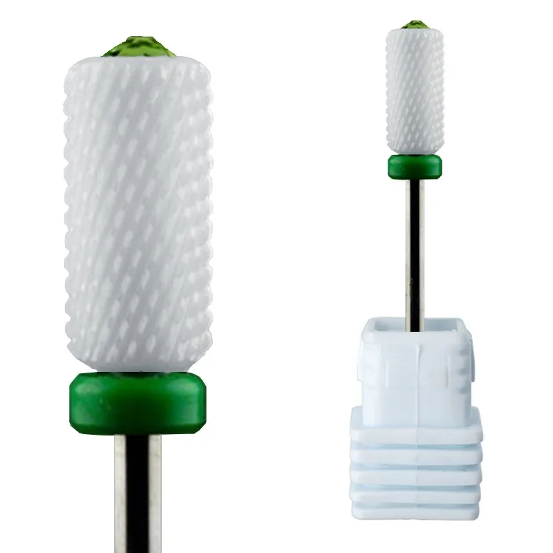 

White Ceramic Nail Drill Bits from Shanghai Chiyan with Top Quality
