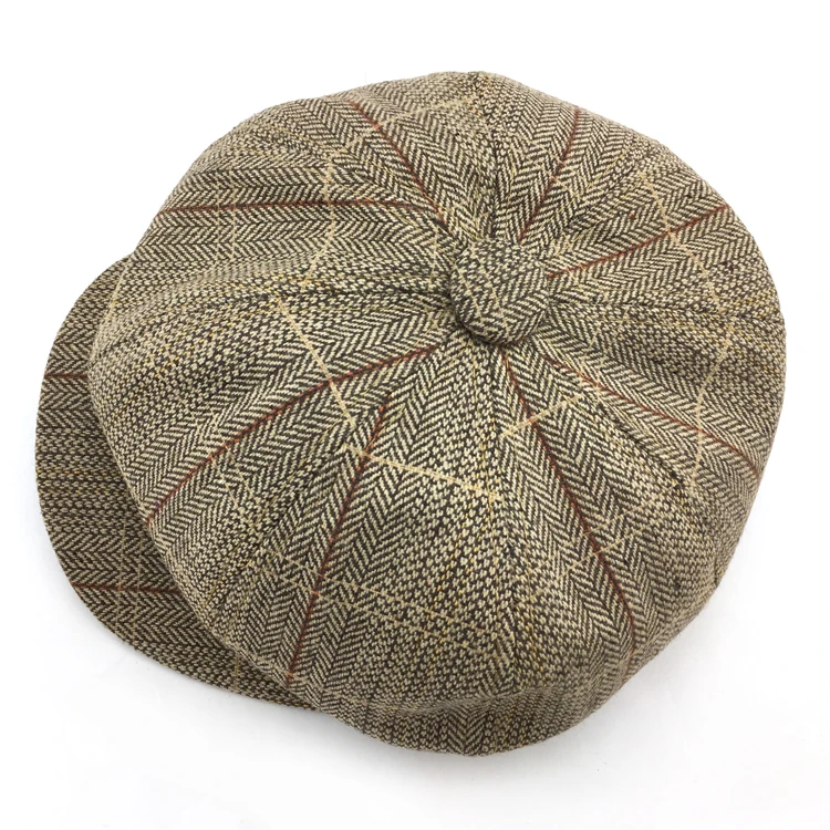 high quality custom wholesale cotton newsboy cap cheap plain beret hat cap