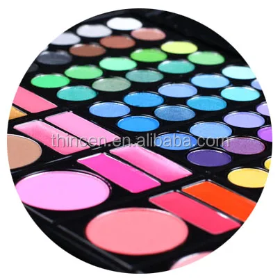 78 Color Makeup set With Mirror Private Label Eyeshadow Paltte Colorful