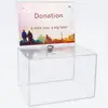 wholesale acrylic charity donation box/large donation box