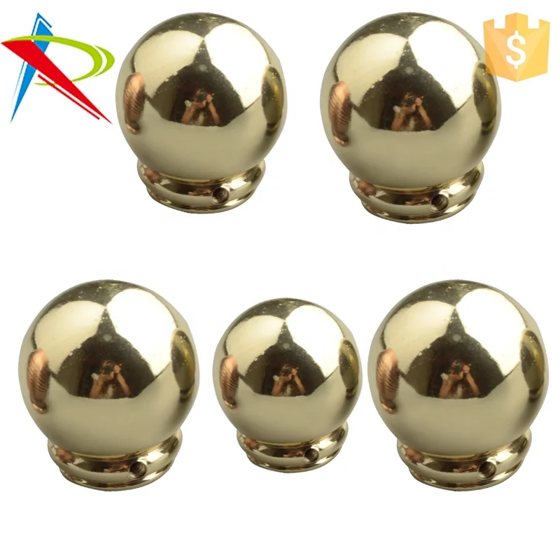 Match 3/4 Inch Rod Gold Ball Kids Room Window Curtain Drapery Rod