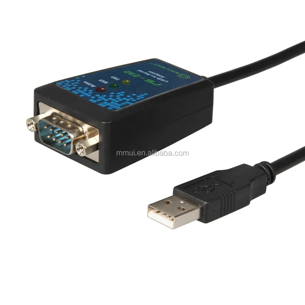 IOCrest USB 1.1 to RS232 DB9 Serial Port Adapter Converter with USB Cable 