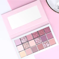 

No Logo Small MOQ Private Label Fashion Luxury Nude 18 Color Lace Makeup Eyeshadow Palette