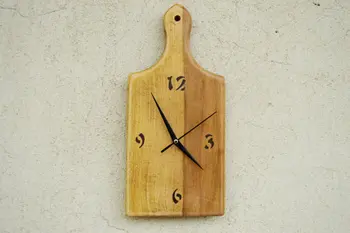 Horloge En Bois Cuisine Décor Art Horloge Horloge En Forme De Planche à Découper Fabriqué En Européenne Unioin Livraison Rapide Et Pas Cher Buy
