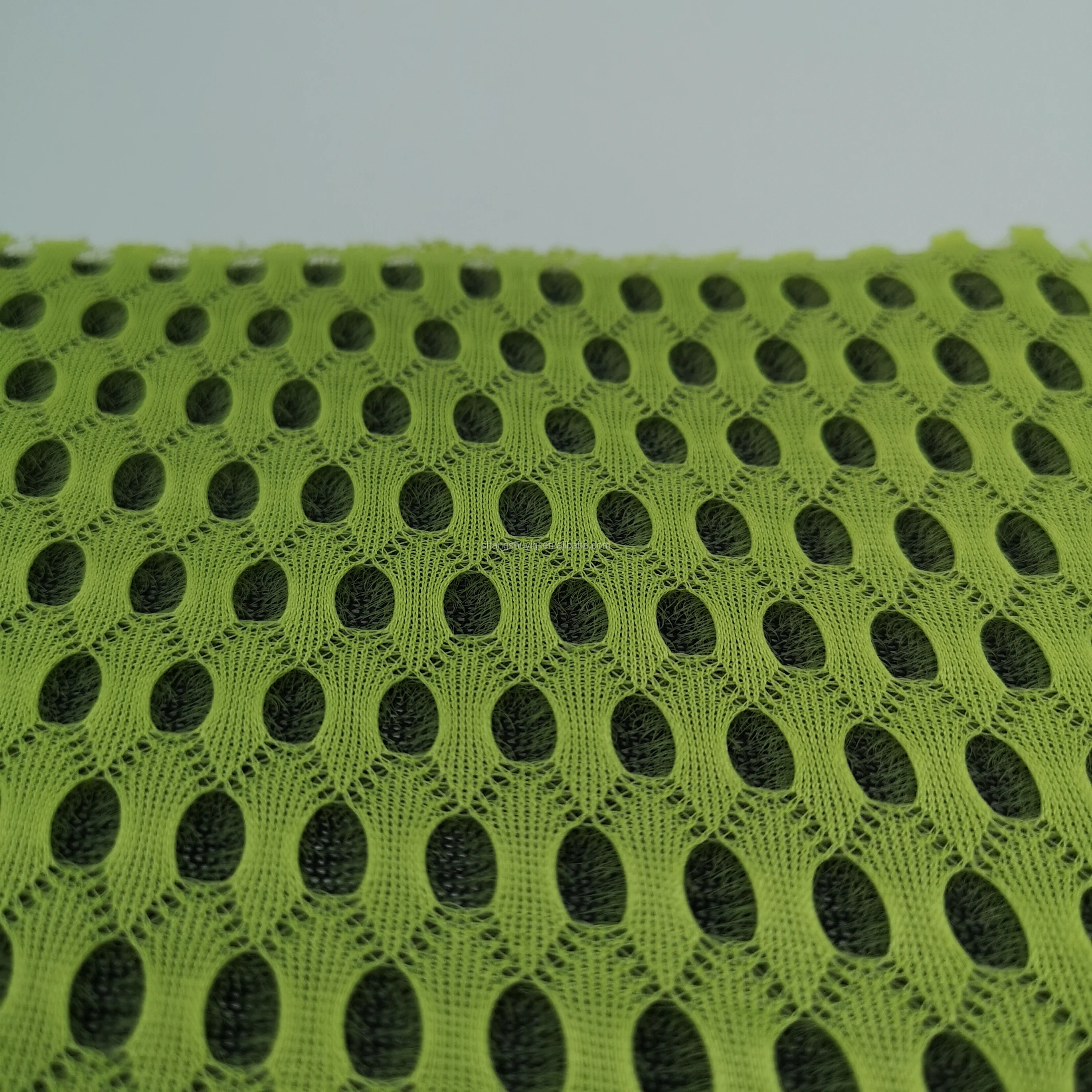 4d Air Mesh Fabric Big Hole Mesh Fabric For Bedding Polyester Fabric