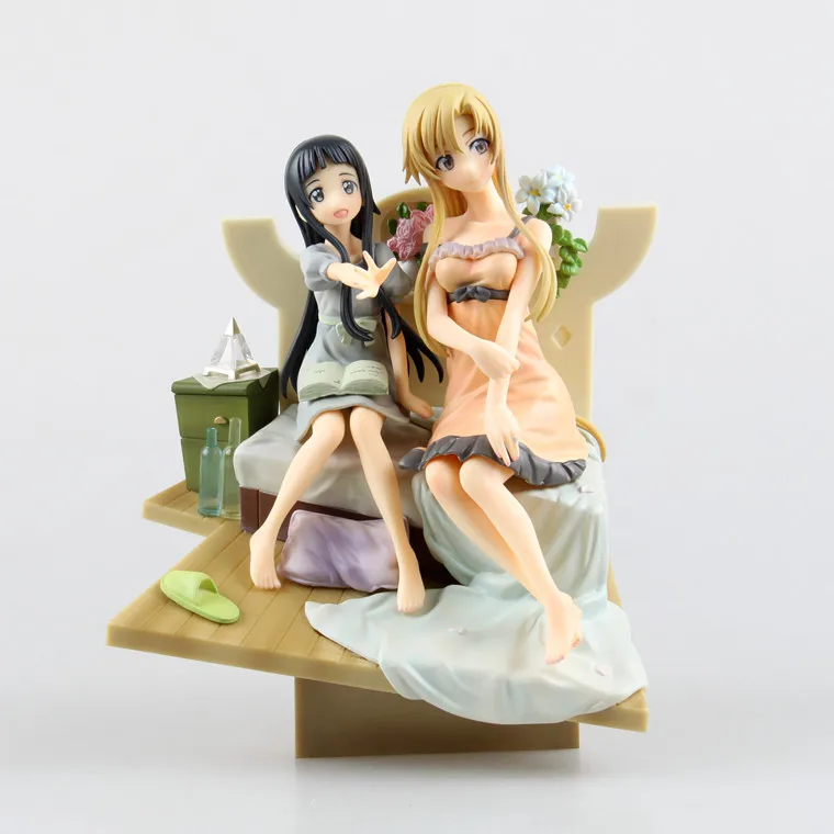 New 21cm Hot Anime Sword Art Online Asuna & Yui 1/8 Scale
