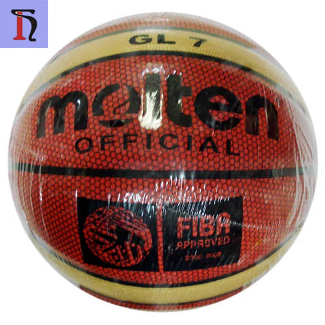 

Balon de basketball MOLTEN GL7 / GG7 /GF7 /GG7X PU Leather basketball for outdoor game customize your own basketball, Black orange