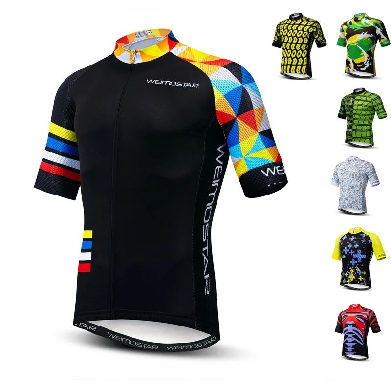 Wholesale Custom Bike Clothing Male Mtb Short Sleeve Shirt Bicycle