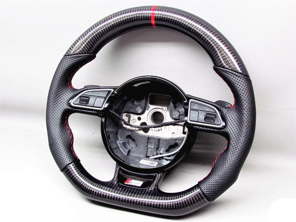 Auto Racing Car Steering Wheel For Audi Rs6 Rs4 Rs5 Rs7