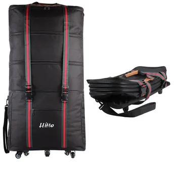 foldable luggage bag with wheels