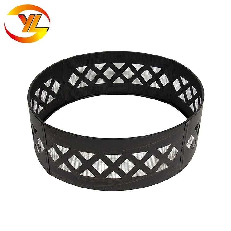 Heavy Duty Crossweave Campfire Metal Fire Pit Ring Buy Fire Pit