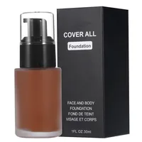 

9 color Professional Make up Liquid Foundation With Pump base private label Foundation