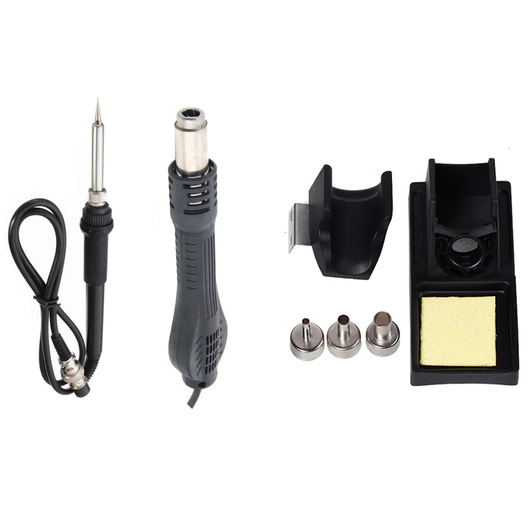 Smd Desoldering Soldering Rework Station 8586 Hot Air Gun + Electric