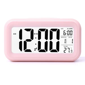 Image of High quality digital desk clocks calendar time display led digital table alarm clock