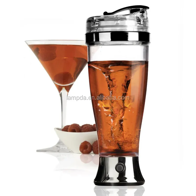 

new gadget 2021 auto stirring coffee mug high quality vertox mug, Stainless steel + clear