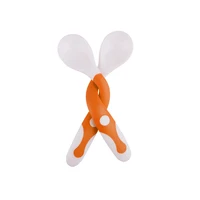 

PP curved baby gift travel spoon silicone child feeding utensil curved handle training spoon and fork set