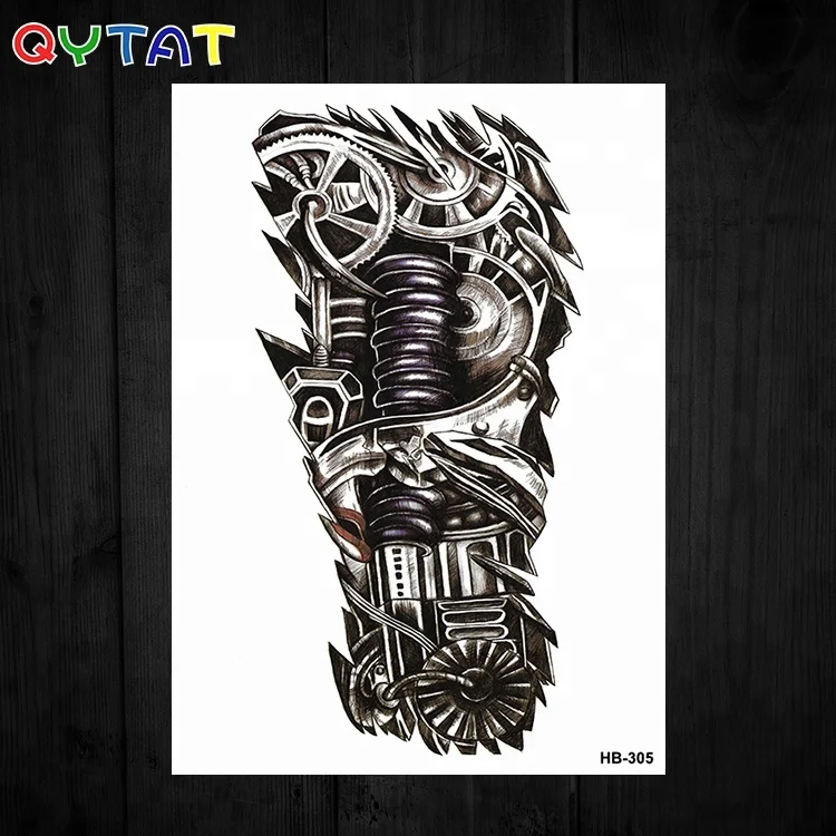 

Wholesale High Quality Long lasting Body Tattoo Arm Tattoo Sticker, Black/ gray/ colourful