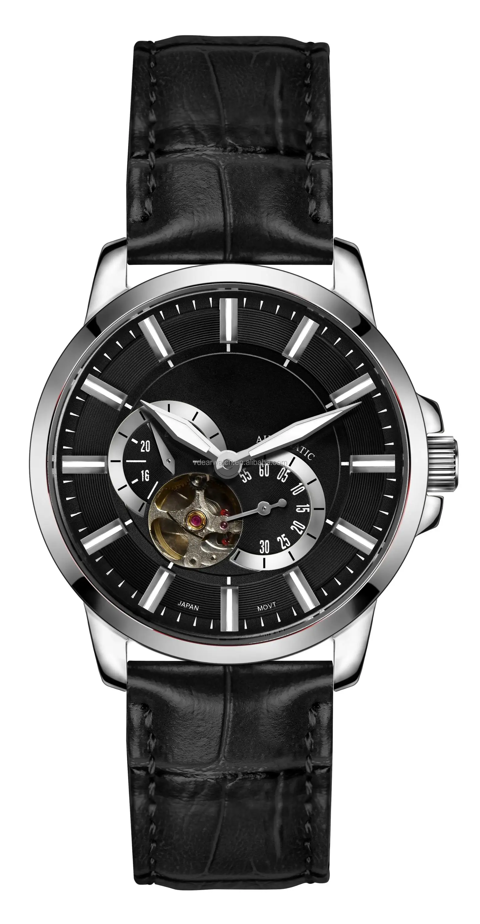 Super quality sapphire crystal mechanical watches men luxury no battery automatic watch winder