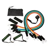 Customized Fitness Latex Resistance Bands Exercise Set