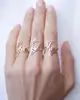 Custom Couple Stainless Steel Wedding Rings For Womens Men Jewellery