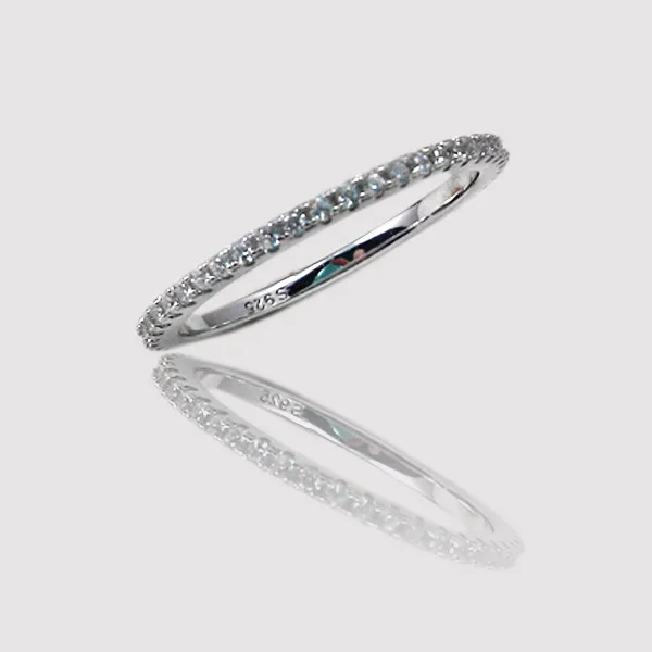 

Thin 925 Sterling Silver Pony Tail Rings
